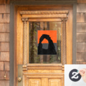 アーチ国立公園の繊細なアーチ – ユタ州，アメリカ ウィンドウサイン (ホームデコレーション)