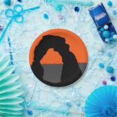 アーチ国立公園の繊細なアーチ – ユタ州,アメリカ ペーパープレート (パーティー)