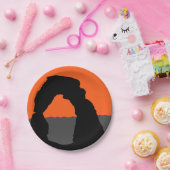 アーチ国立公園の繊細なアーチ – ユタ州,アメリカ ペーパープレート (パーティー)