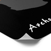 アーチ国立公園の繊細なアーチ – ユタ州，アメリカ ポスター (角)