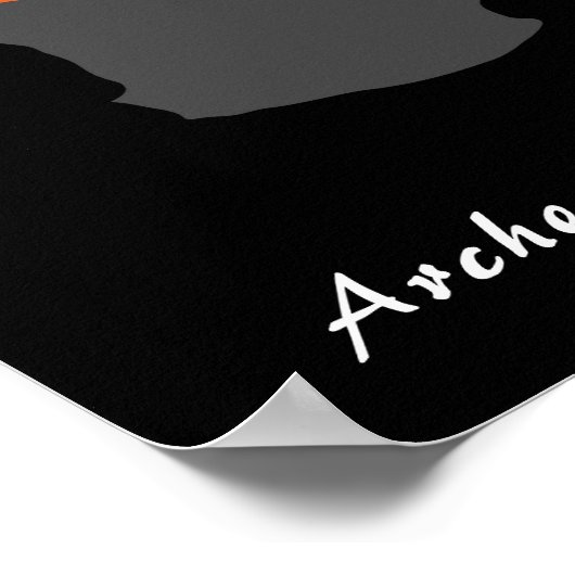 アーチ国立公園の繊細なアーチ – ユタ州，アメリカ ポスター (角)