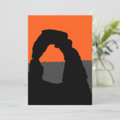 アーチ国立公園の繊細なアーチ – ユタ州，アメリカ 招待状 (スタンド正面)