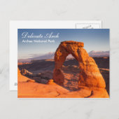 アーチ国立公園 – 繊細なアーチはがき ポストカード (正面/裏面)