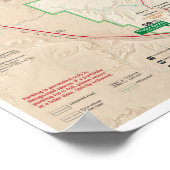 アーチ地図ポスター ポスター (角)