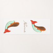 アーチ型のマーメイドThunder_Cove ヨガマット (正面(横))