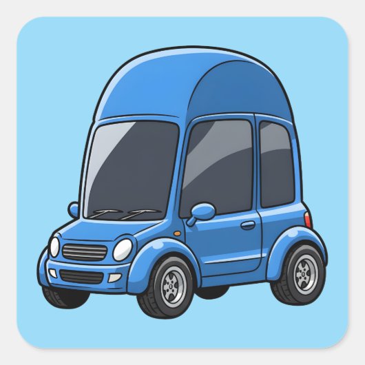 アーチ型のルーフラインを持つトーンカー スクエアシール (正面)