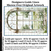 アーチ型ウィンドウからの夏のビューAN5Lデコページ 薄葉紙