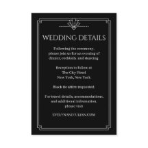 アーチ型オニキスブラックアールデコ結婚式詳細