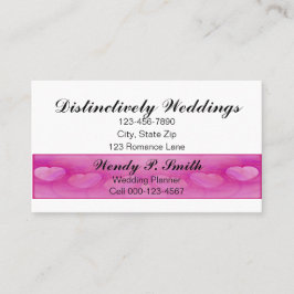 アーチ型ハート線バー 名刺