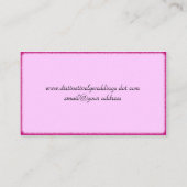 アーチ型ハート線 名刺 (裏面)