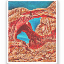 アーチ型ビニールシール シール