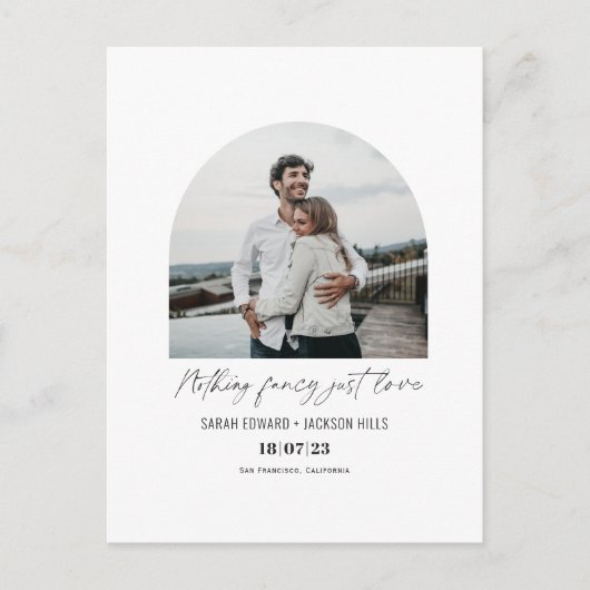 アーチ型ファンシーの写真展を好むだけのもの 案内ポストカード (正面)