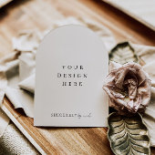 アーチ型招待状印刷 招待状