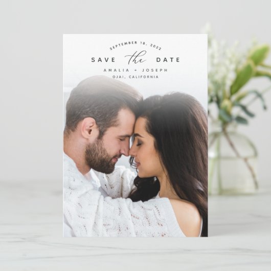 アーチ型発表 |縦方向の写真の日付を保存 セーブザデート (スタンド正面)