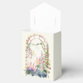 アーチ型窓の花飾り フェイバーボックス (オープン)