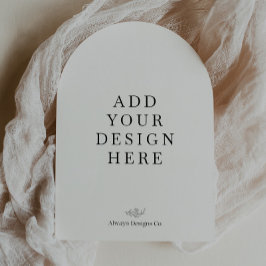 アーチ型5x7" 招待状印刷 招待状