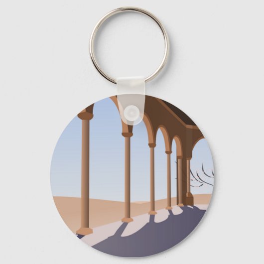 アーチ壁スケッチ キーホルダー (正面)