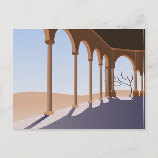 アーチ壁 ポストカード (正面)