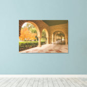 アーチ廊下 キャンバスプリント (インサイチュ (ウッドフロア))
