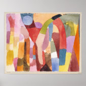 アーチ形室の移動 |ポール・クレー ポスター (正面)