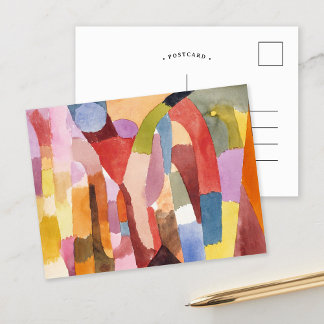 アーチ形室の移動 |ポール・クレー ポストカード