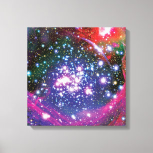 アーチ星団 カラフルアーティスト印象図 キャンバスプリント