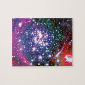 アーチ星団 色鮮やかなアーティストの想像図 ジグソーパズル (横)