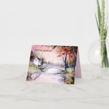 アーチ橋の新しいホーム我々は発表を移動した