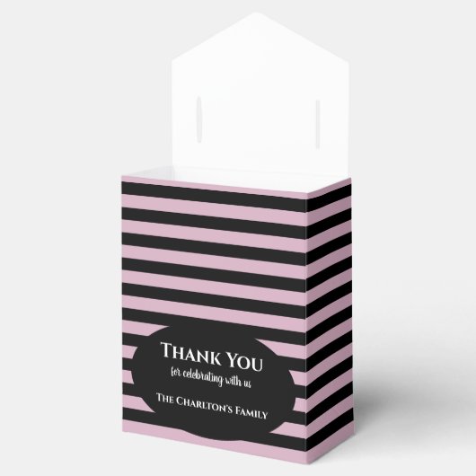 アーチ橋の水色絵画の引っ越し祝いパーティー フェイバーボックス (オープン)