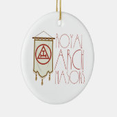 アーチ王室のフリーメーソンバナー セラミックオーナメント (右)