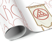 アーチ王室のフリーメーソンバナー ラッピングペーパー (ロールコーナー)