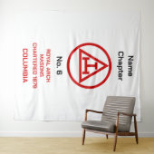 アーチ王室のフリーメーソンフリーメーソン タペストリー (インサイチュ(横))