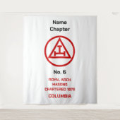 アーチ王室のフリーメーソンフリーメーソン タペストリー (正面)