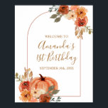 アーチ素朴テラコッタ1stバースデーウェルカムサイン ポスター<br><div class="desc">ボホ素朴アーチテラコッタ1stバースデーウェルカムサイン</div>