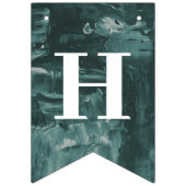 アーチ絵を描ホリデーパーティバンティンバナー – ティール（緑がかった色） バンティングフラッグ (第2の旗)