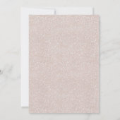 アーチ赤面フローラタコビュートラブカップルブライダル 招待状 (裏面)