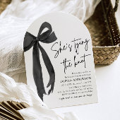 アーチ ブラックボウ シーズ タイング・ザ・ノット ブライズシャワー 招待状
