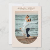 アーチ ボーホー パンパス ドライ グラス セーブザデート (裏面)