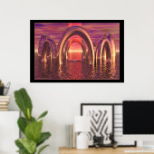 アーチ ポスター (ホームオフィス)