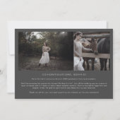 アーチ | Gray Class of 2024写真数々の卒業 案内状 (裏面)