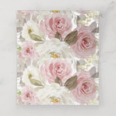 アーツアップ H2 ダスティ ピンク ローズ ブライダル シャワー プレイスカード (内部開封)