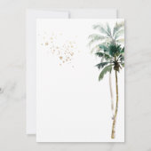 アーツアプリトロピカルパラダイスブリーズパームズルアウ(ハワイ式宴会) 招待状 (裏面)