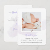 アーツアプリ H2 シャワー 感謝+出産発表 招待状 (正面/裏面)