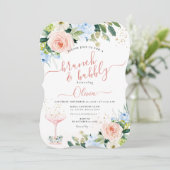 アーツアプリ H2 バラ色のピンクのローズ ブランシュ バブル 招待状 (スタンド正面)