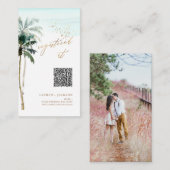 アーツアプリQRコードレジストリートロピカルパームズ エンクロージャーカード (正面/裏面)