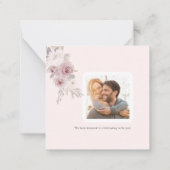 アーツアプ水彩ダスティローズバラのリクエスト同封 ノートカード (裏面)