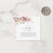 アーツアプ水彩ダスティローズバラのリクエスト同封 ノートカード (正面/裏面インサイチュ)