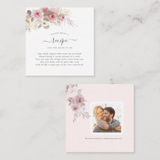 アーツアプ水彩ダスティローズバラのリクエスト同封 ノートカード (正面/裏面)