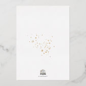 アーツアプ エレガント カリグラフィー 洗礼 1歳 誕生日 箔シーズンカード (裏面)