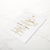 アーツアプ エレガント カリグラフィー 洗礼 1歳 誕生日 箔シーズンカード (回転した状態)